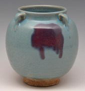 CHINESE JUN WARE BLUE GROUND O