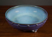 CHINESE JUN WARE FOOTED POTTER