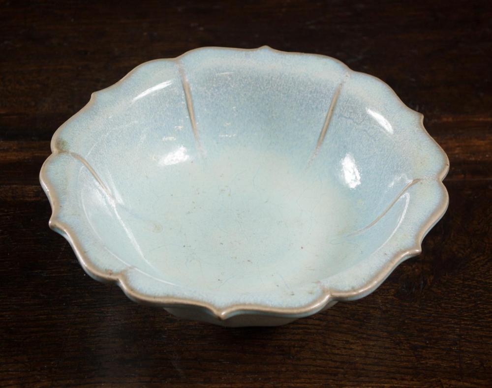 CHINESE JUN WARE MOLDED BOWL, OF