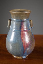 CHINESE JUN WARE POTTERY VASE,