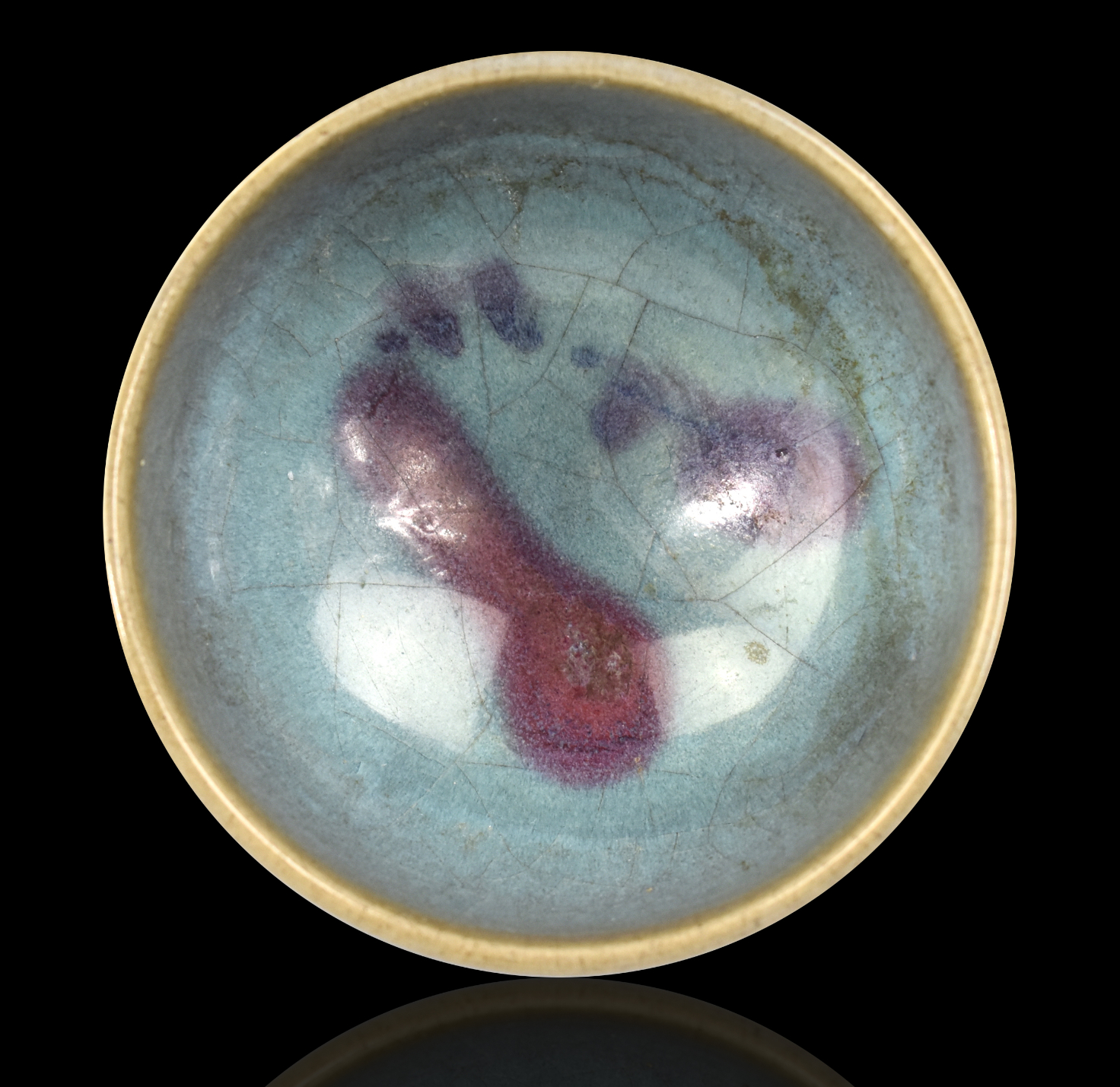 CHINESE JUN WARE PURPLE SPLASH