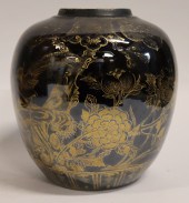 CHINESE KANGXI BLACK JAR WITH