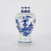 CHINESE KANGXI BLUE AND WHITE