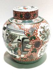 CHINESE KANGXI QING FAMILLE VE