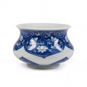 CHINESE KANGXI STYLE BLUE & WH