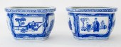 CHINESE KANGXI STYLE BLUE AND