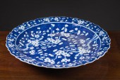 CHINESE KANGXI STYLE BLUE AND