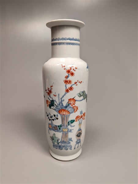 Chinese Kangxi-style enameled