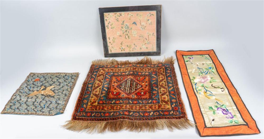 CHINESE KESI AND EMBROIDERED RANK