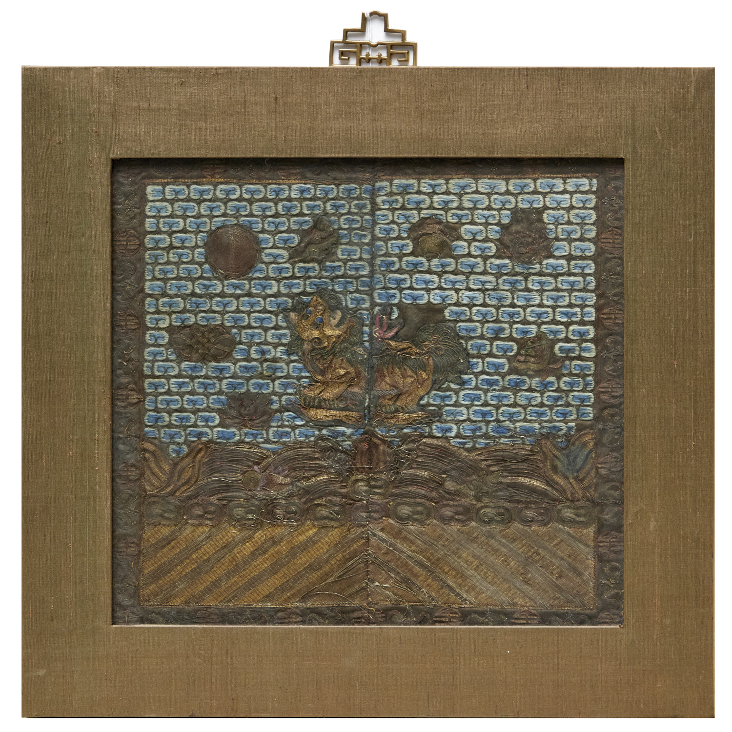 CHINESE KESI SILK RANK BADGE
