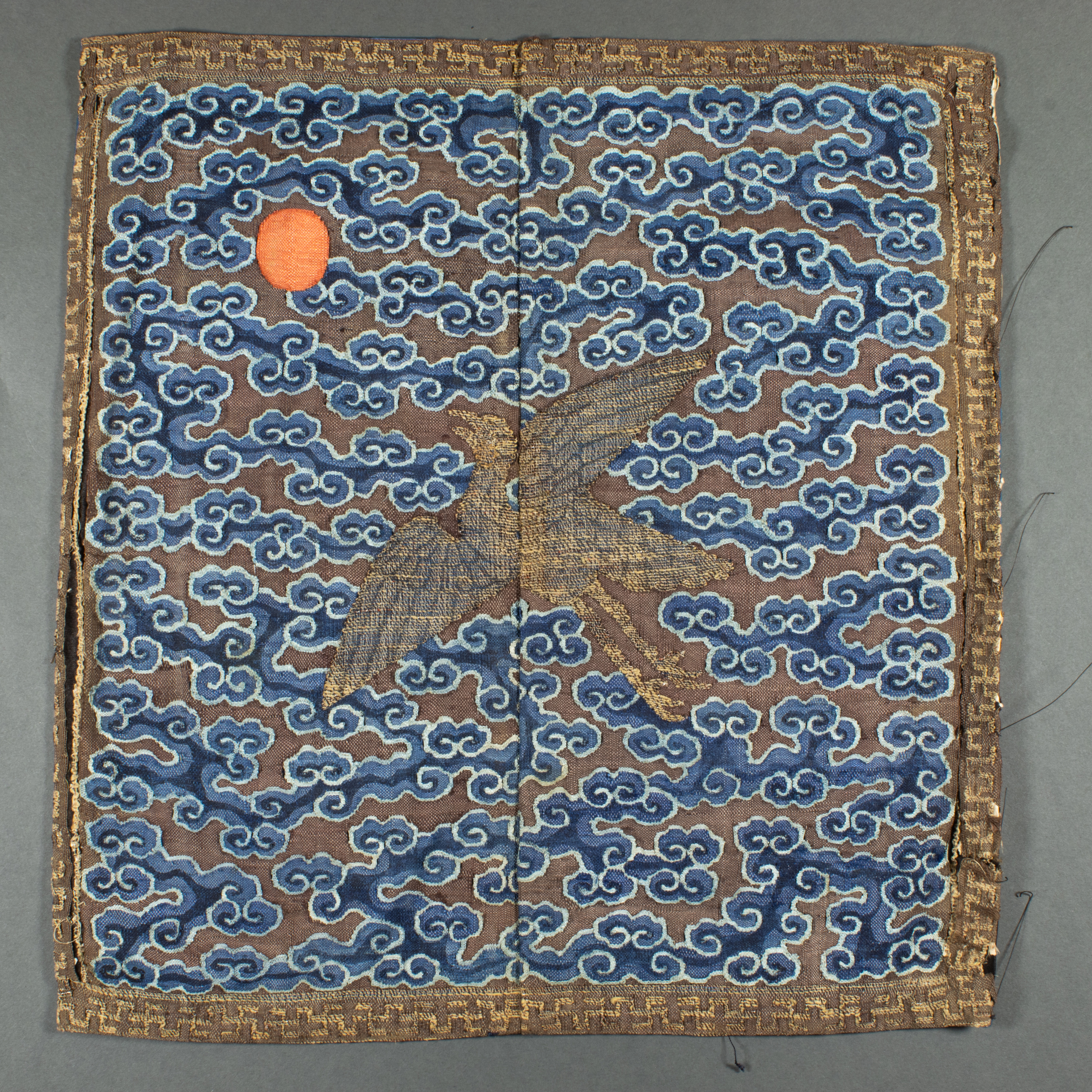 CHINESE KESI WOVEN RANK BADGE