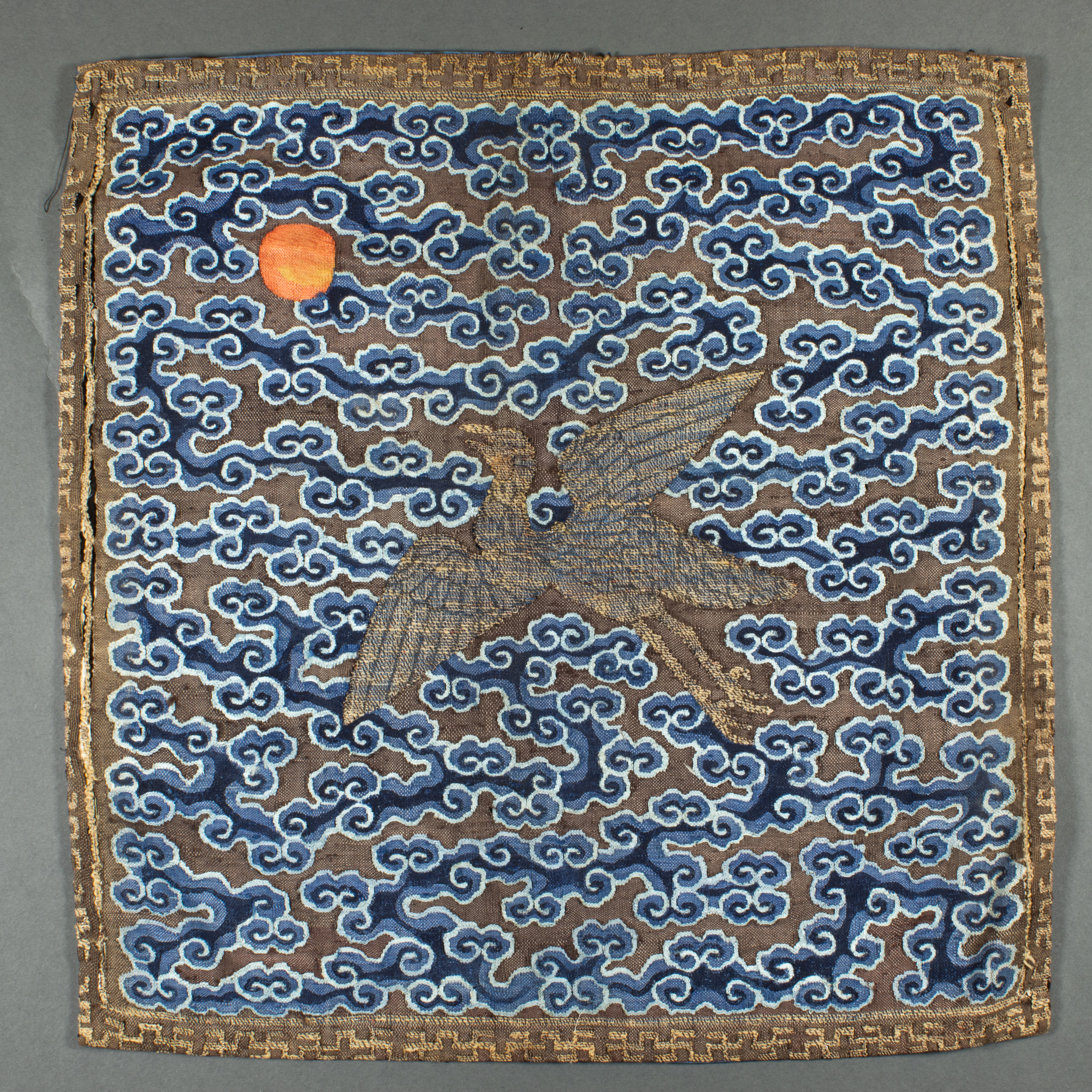 CHINESE KESI WOVEN RANK BADGE