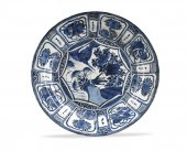 CHINESE KRAAK BLUE & WHITE PLA