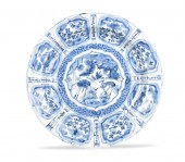 CHINESE KRAAK BLUE & WHITE PLA