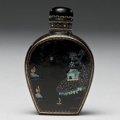 Chinese Lac burgauté Snuff Bot