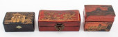 CHINESE LACQUER BOXES, GROUP O