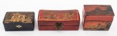 CHINESE LACQUER BOXES, GROUP O