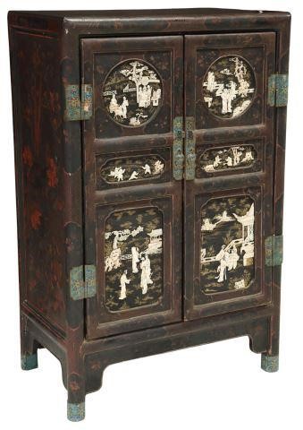 CHINESE LACQUER, CLOISONNE &