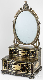 CHINESE LACQUER DRESSING MIRRO