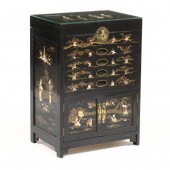 CHINESE LACQUERED AND BONE INL