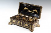 CHINESE LACQUERED BOXED SET OF