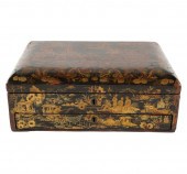 CHINESE LACQUERED BOXwith fitt