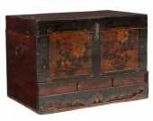 CHINESE LACQUERED OPERA CHEST/