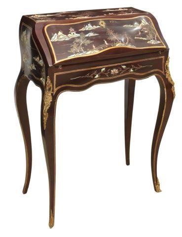 CHINESE LACQUERED SLANT-FRONT