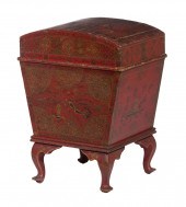 CHINESE LACQUERED TRUNK Vintag