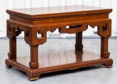 CHINESE LACQUERED TWO TIER LOW