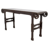 CHINESE LACQUERED WOOD CONSOLE