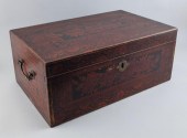 CHINESE LACQUERED WOOD TRAVEL