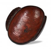 CHINESE LACQUERED WOOD WINE CU
