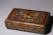 CHINESE LACQURE WOOD CASE<br>8