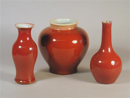 Chinese langyao baluster jar   