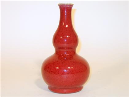 Chinese langyao glazed double gourd