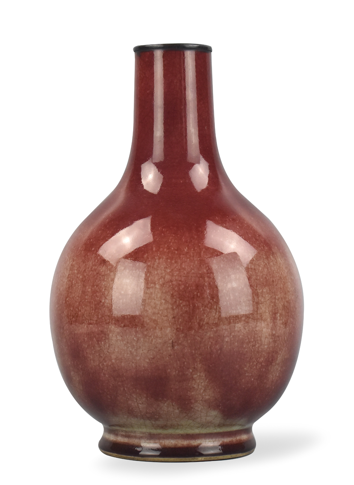 CHINESE LANGYAO GLAZED VASE,18TH C.