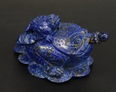 CHINESE LAPIS CARVED "TOAD" SN
