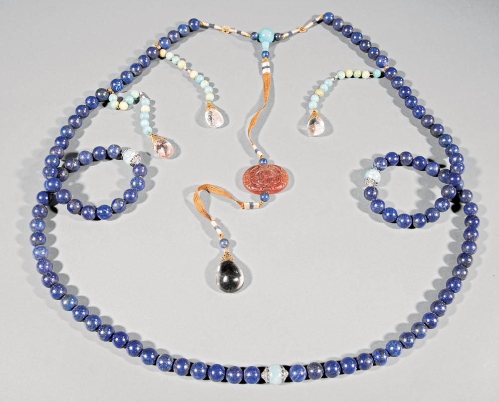 CHINESE LAPIS LAZULI, CRYSTAL,