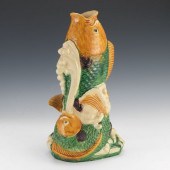 CHINESE LARGE SANCAI GLAZED PO