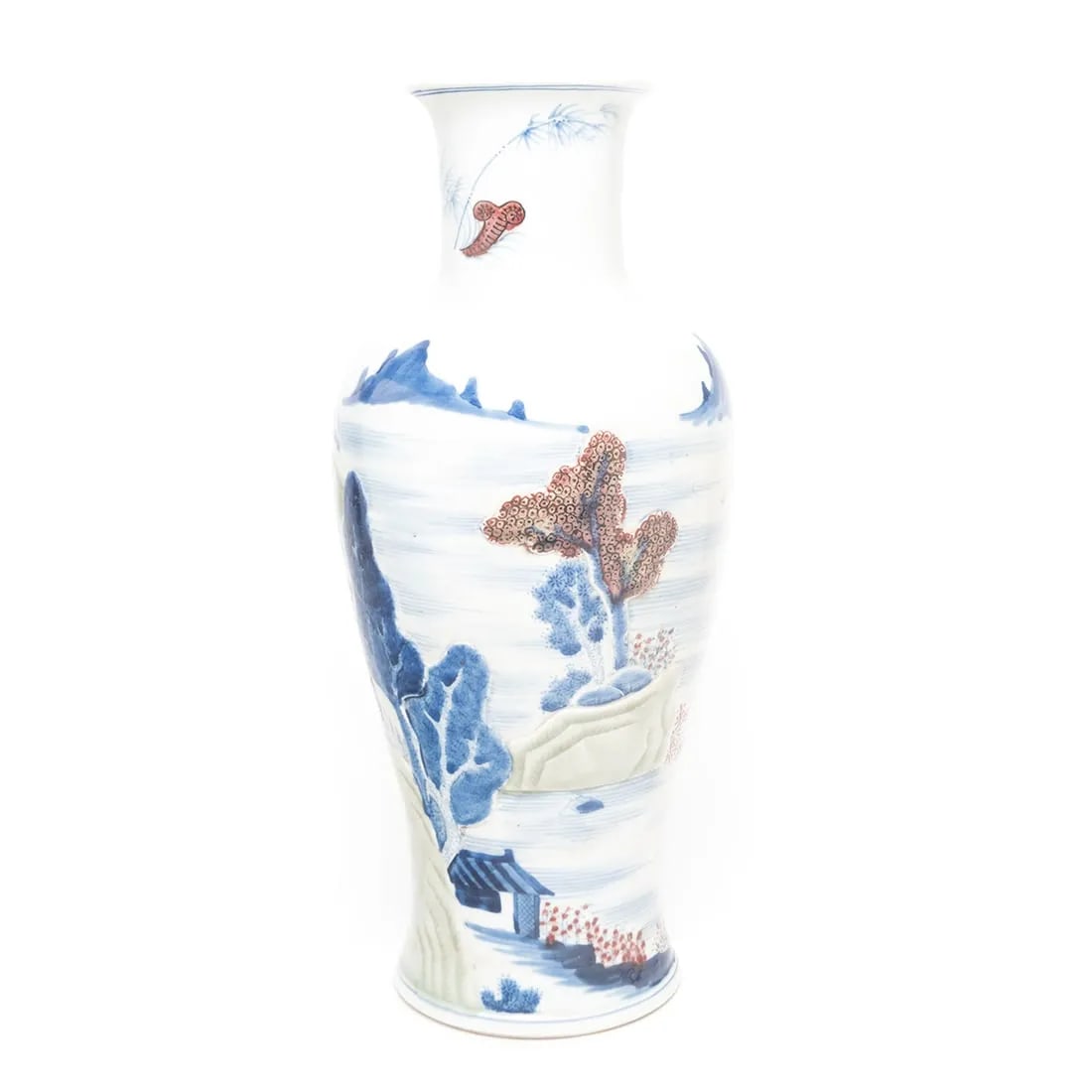 CHINESE LARGE UNDERGLAZE BLUE