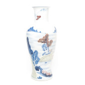 CHINESE LARGE UNDERGLAZE BLUE