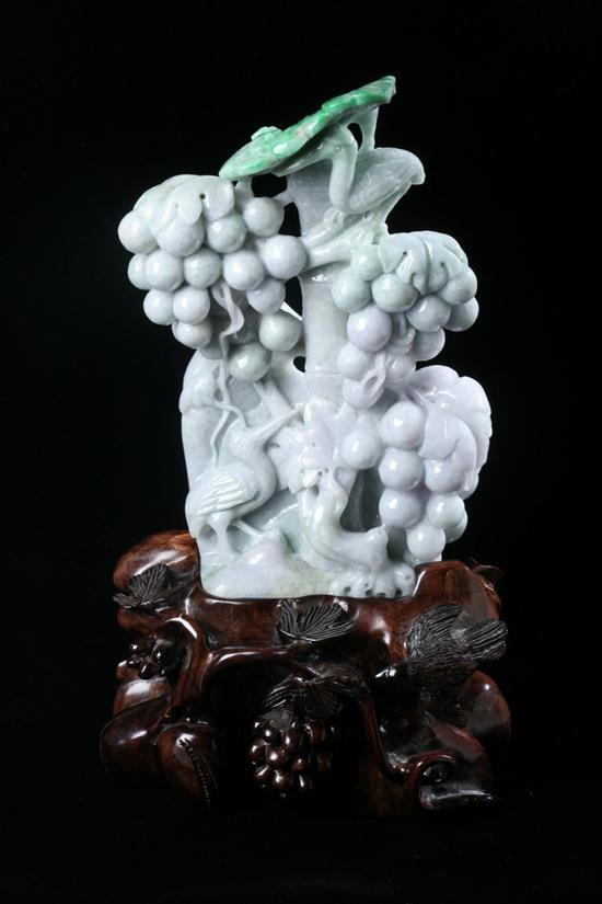 CHINESE LAVENDER AND APPLE GREEN