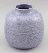 CHINESE LAVENDER GLAZE PORCELA