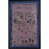 CHINESE LAVENDER GROUND EMBROI