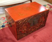 CHINESE LIFT-TOP STORAGE TRUNK
