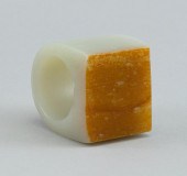 CHINESE LIGHT CELADON JADE ARC
