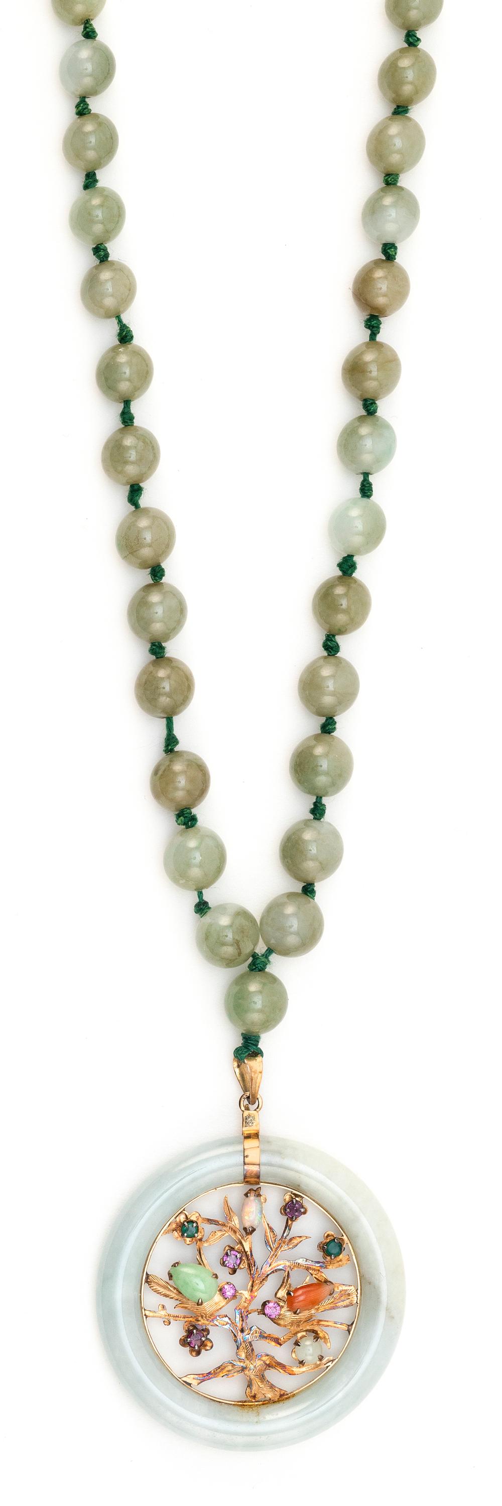 CHINESE LIGHT CELADON JADE