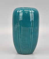 CHINESE LOBBED TURQUOISE GLAZE