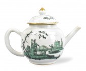 CHINESE LONDON DECORATED TEAPO